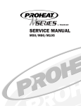 Proheat M105 Service manual