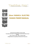 Yashica 35mm ELECTRORANGE-FINDER Specifications