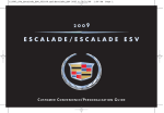 Cadillac 2007 Escalade Operating instructions