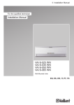 Vaillant VAI 6-025 WN Installation manual