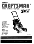 Craftsman 917.373841 Owner`s manual