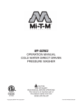 Mi-T-M WP-SERIES Operator`s manual