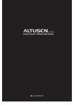 Altusen KN9000 Instruction manual