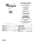 Whirlpool W10240872B Use & care guide