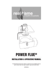 Real Flame MAGIGLO 360 Installation manual