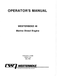 Westerbeke 46 Operator`s manual