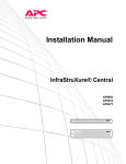 APC AP9470 Installation manual