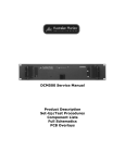 AUSTRALIAN MONITOR DCM500 - Service manual