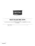 Maytag CWE4100ACB Use & care guide