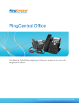 CyberData VoIP Paging/Loudspeaker Amplifier Specifications