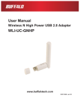 Buffalo Tech WLI-UC-GN User manual
