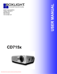 BOXLIGHT CD715x User manual