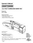 Craftsman 973.114090 Operator`s manual