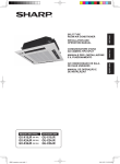 Sharp GU-X36JR Operating instructions