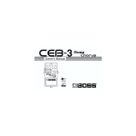 Boss CEB-3 Bass Chorus Owner`s manual