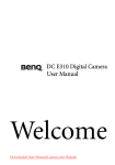 BenQ DC E310 User manual