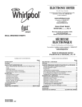 Whirlpool WGD9750WW Use & care guide