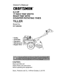 Craftsman 917.293400 Owner`s manual