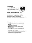 Ramsey Electronics TF-1 Instruction manual