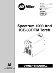 Miller Electric APT-1000 Owner`s manual