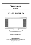 Venturer PLV16100 Instruction manual