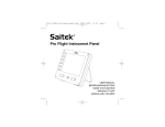 Saitek Pro Flight Switch Panel User manual