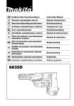 Makita 6835D Instruction manual