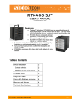 WiebeTech RTX400H-UR User`s manual