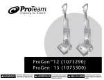 Pro-Team ProGen 1073290 Owner`s manual