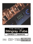 Manley Stingray iTube Specifications