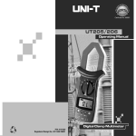 UNI-T UT206A Specifications
