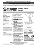 Campbell Hausfeld TL050289 Operating instructions