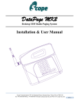 scope DataPage Mark 2 User manual