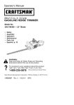 Craftsman 358.796390 Operator`s manual