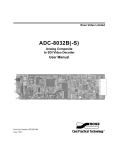 Ross ADC-8432 User manual