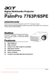 Acer PalmPro 65PE Specifications