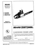 Craftsman 358.356081 Operating instructions