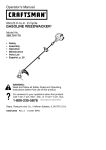 Craftsman 358.791170 Operator`s manual