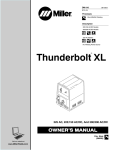 Miller Thunderbolt 225 Owner`s manual