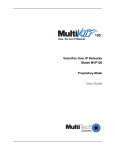 Multitech MultiVOIP 100 MVP120 User guide