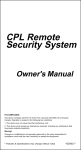 Code Alarm Vehicle Security System Owner`s manual