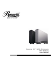 Rosewill RX81-MP Series User manual