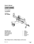 Craftsman 247.794520 Owner`s manual