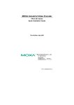 Moxa Technologies VPort 351 Installation guide