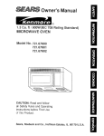 Sears 721.67601 Owner`s manual