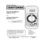 Craftsman 82174 Owner`s manual