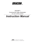 DRAKE 300VMFPLUS Instruction manual