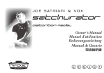 Vox Satchurator Specifications