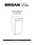 Broan Elite 15SSEXF Service manual