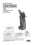 Craftsman 580.752850 Operator`s manual